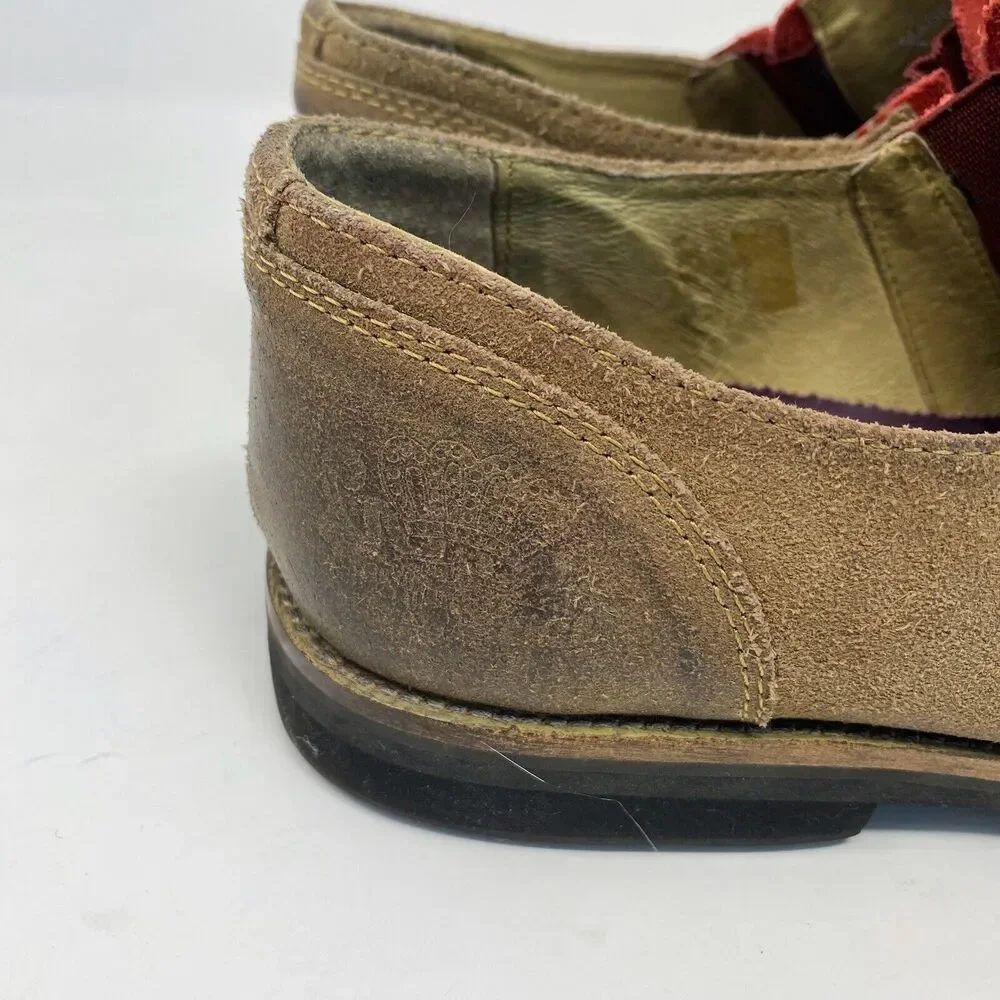 Blackstone Men's SCM001 Slip-On Suede Shoes in Rock Euro Size 43/US Size 10‎